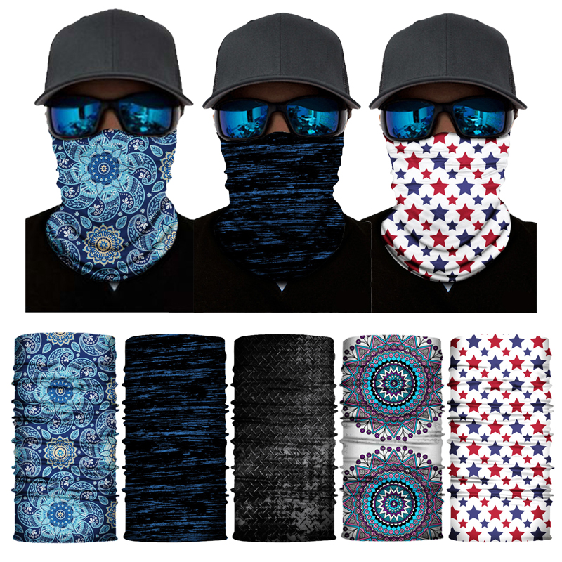 Balaclava Ski Mask - Seamless Bandana Neck Scarf Women Headband
