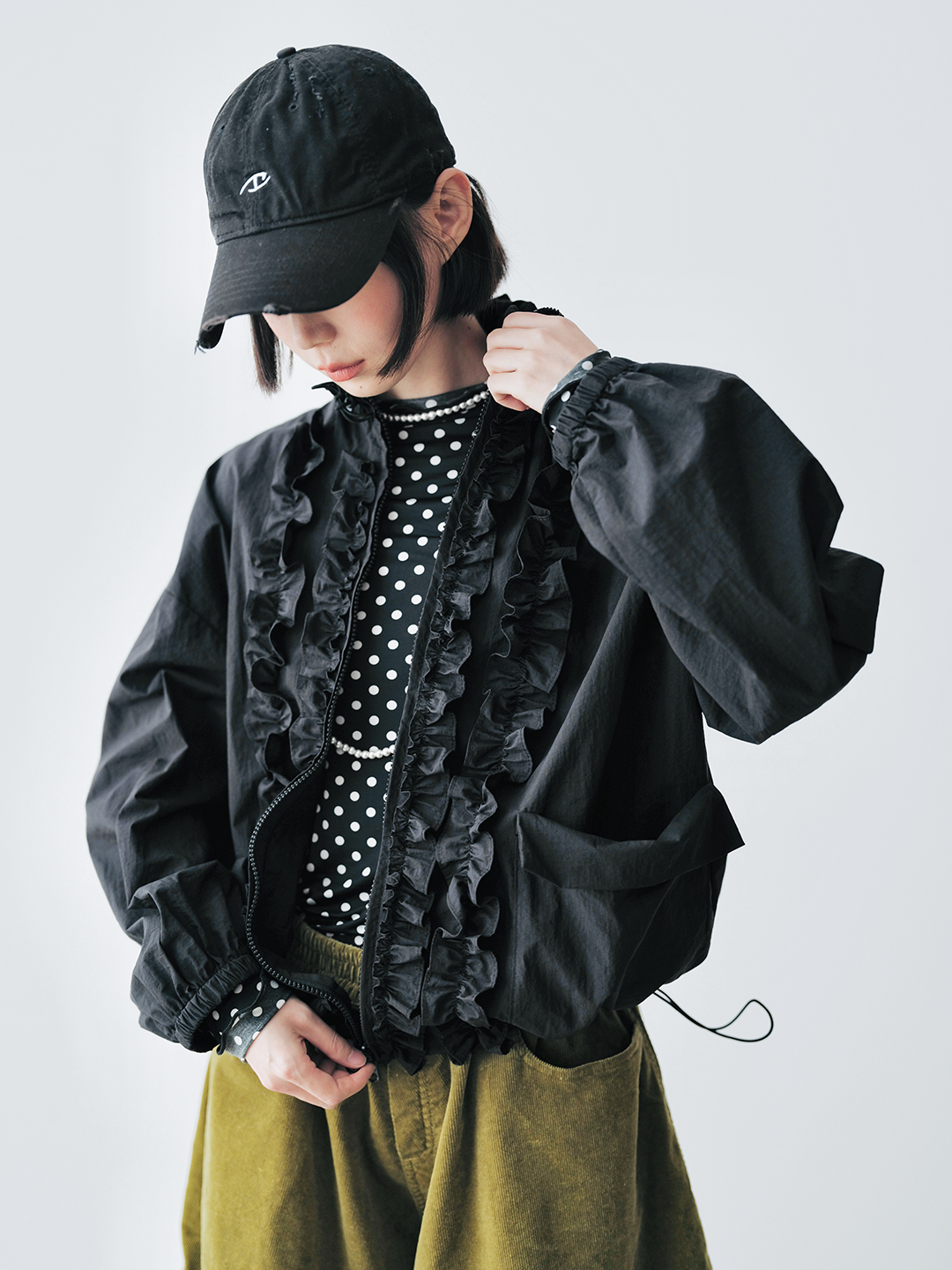 Down Jacket Packable - imakokoni 2025 autumn new Japanese lace