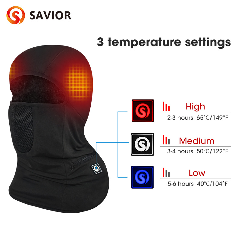 Savior Heat Heating Ski Mask W - đánh giá và giá Balaclava Ski Mask