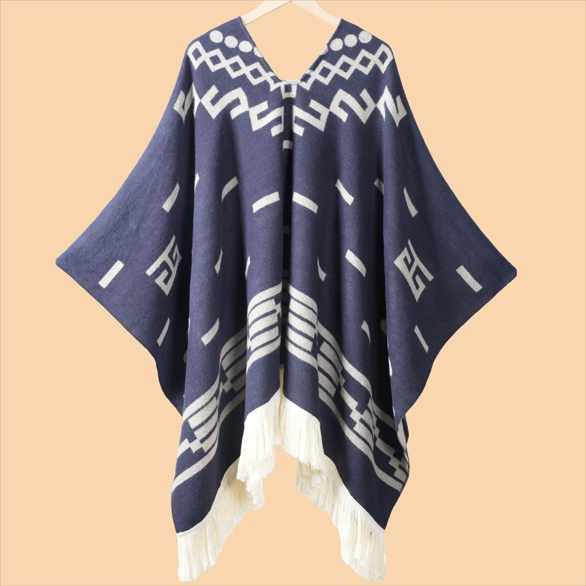 Men's Cape Fashionable Knitted - đánh giá và giá Wool Scarf Men
