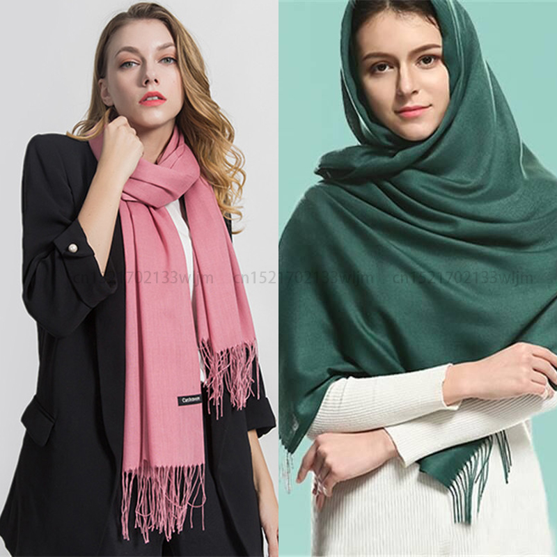 2024 Fashion Winter Women Scar - đánh giá và giá Cashmere Pashmina Wrap