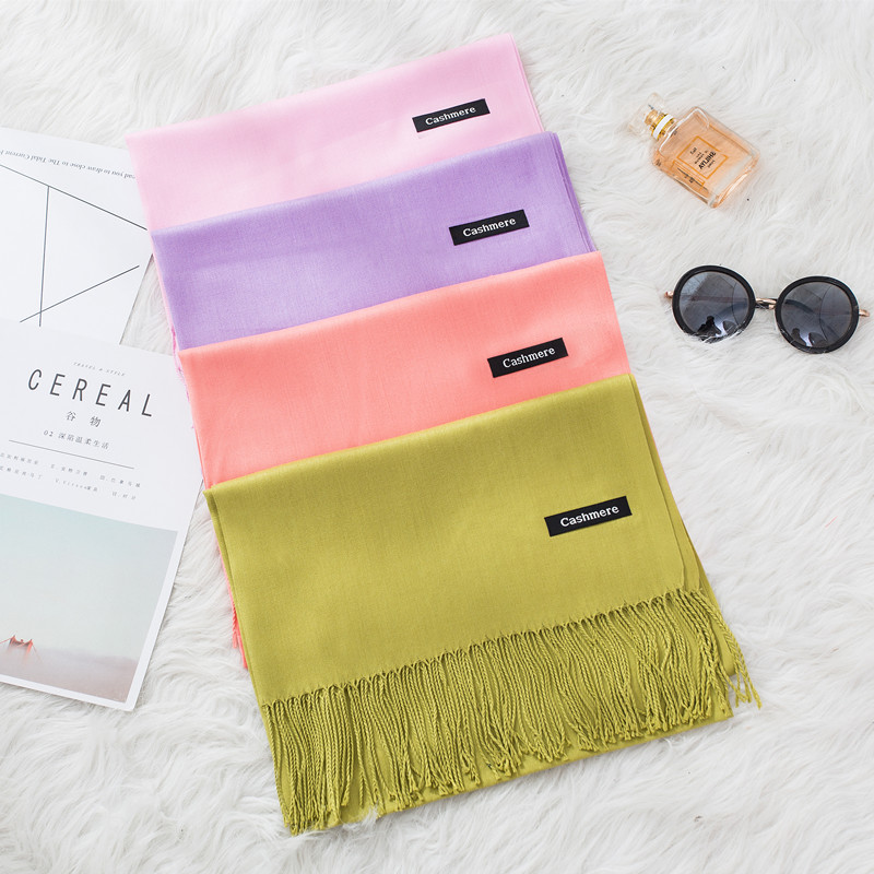 2024 Fashion Winter Women Scar - đánh giá và giá Cashmere Pashmina Wrap