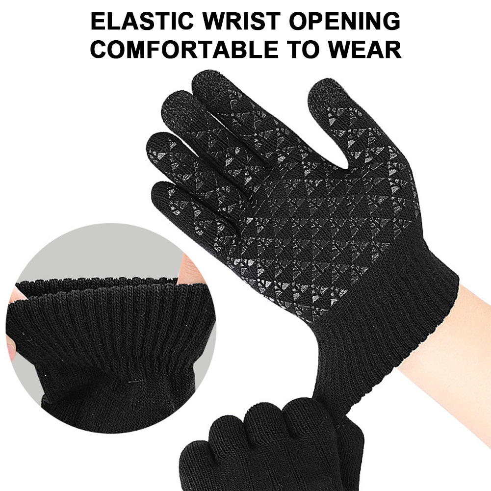 USB Heated Knitted Gloves Full - đánh giá và giá Touch Screen Gloves