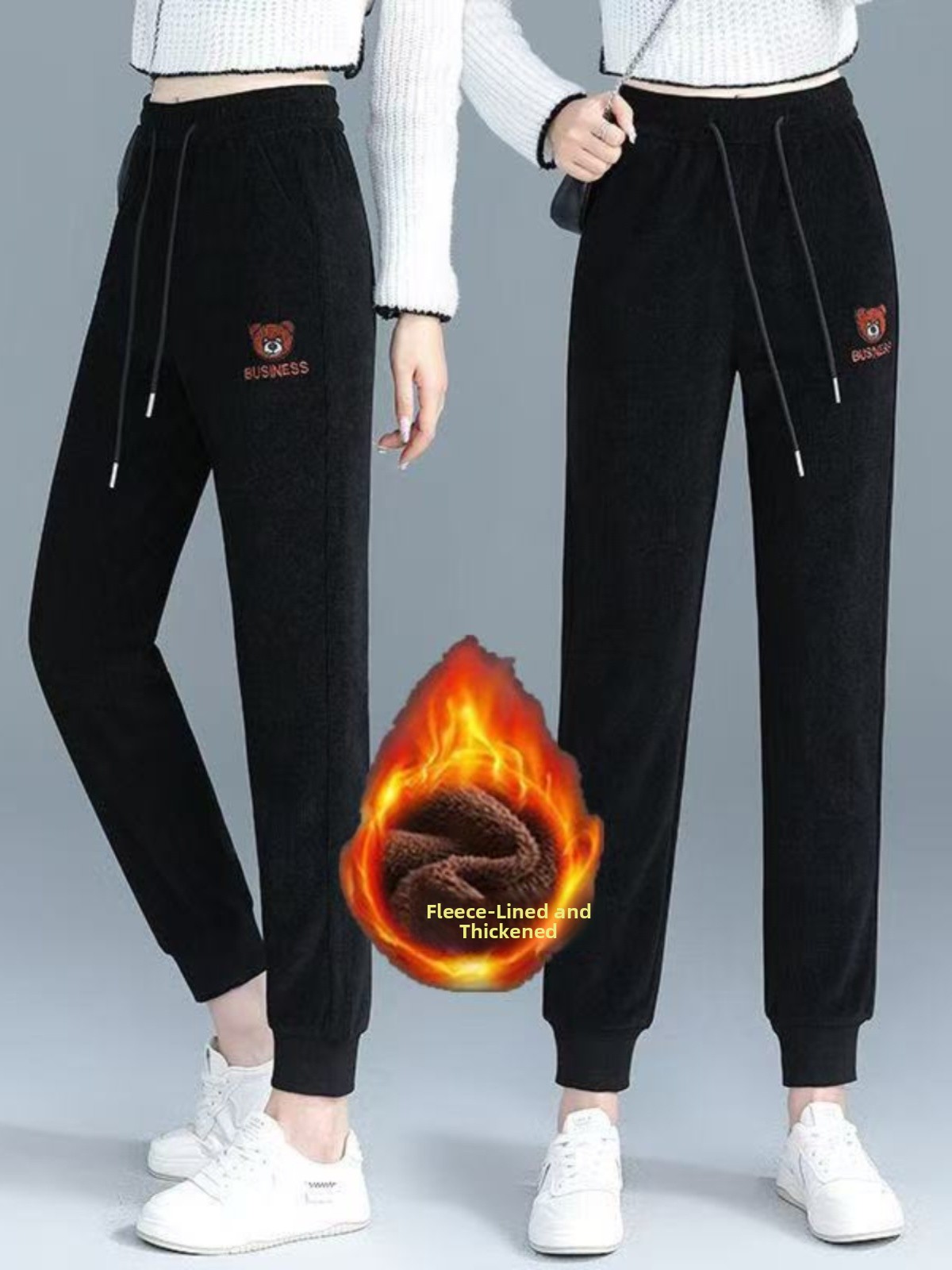 High Waist Fleece Lined Thick  - đánh giá và giá Corduroy Pant Warm