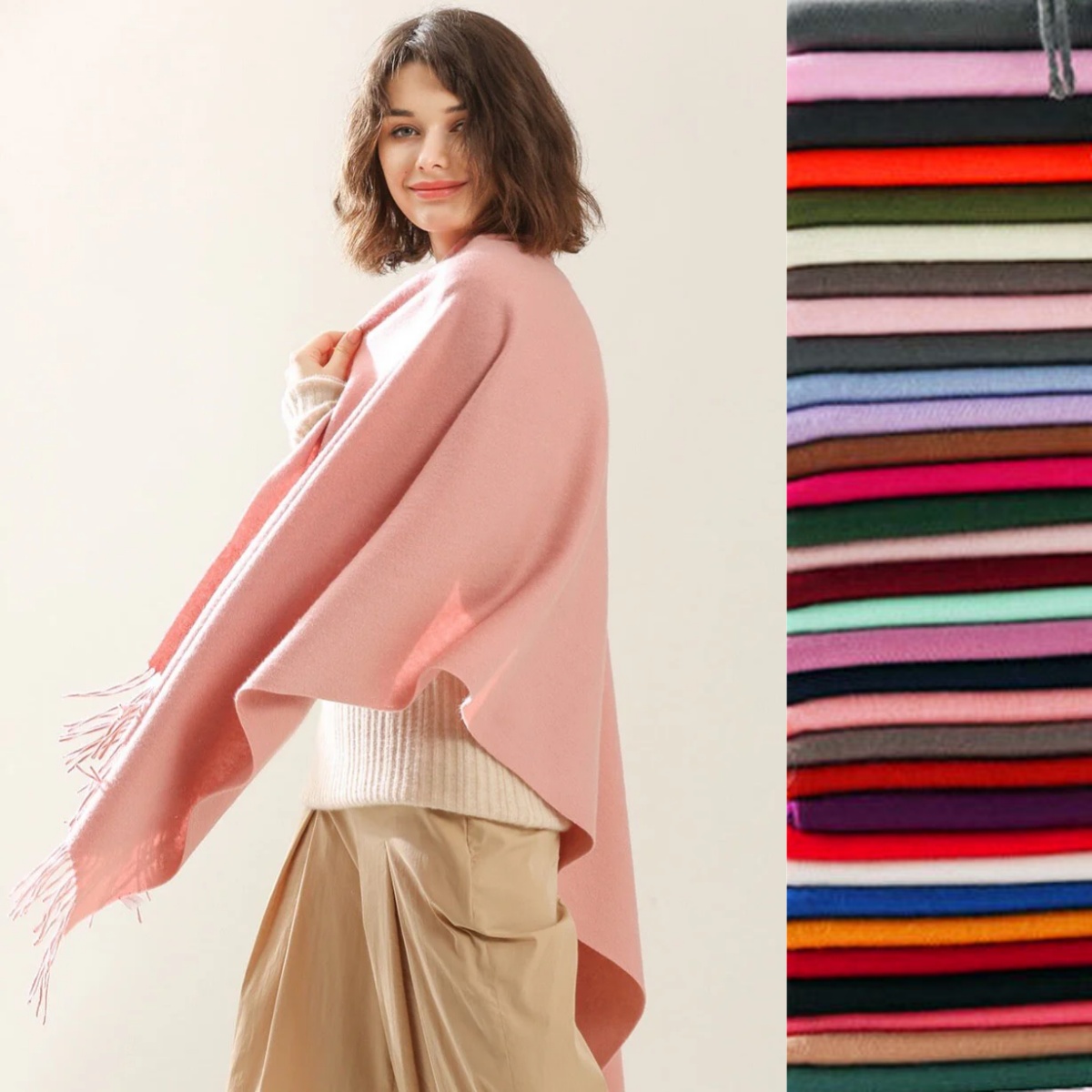 36Color Thin Imitation Cashmer - đánh giá và giá Cashmere Pashmina Wrap