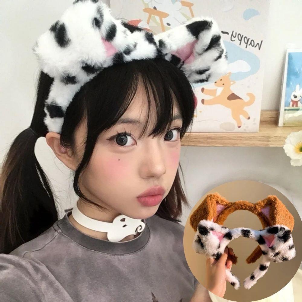 Spotted Dogs Folded Ear Hairba - đánh giá và giá Winter Headband Fleece