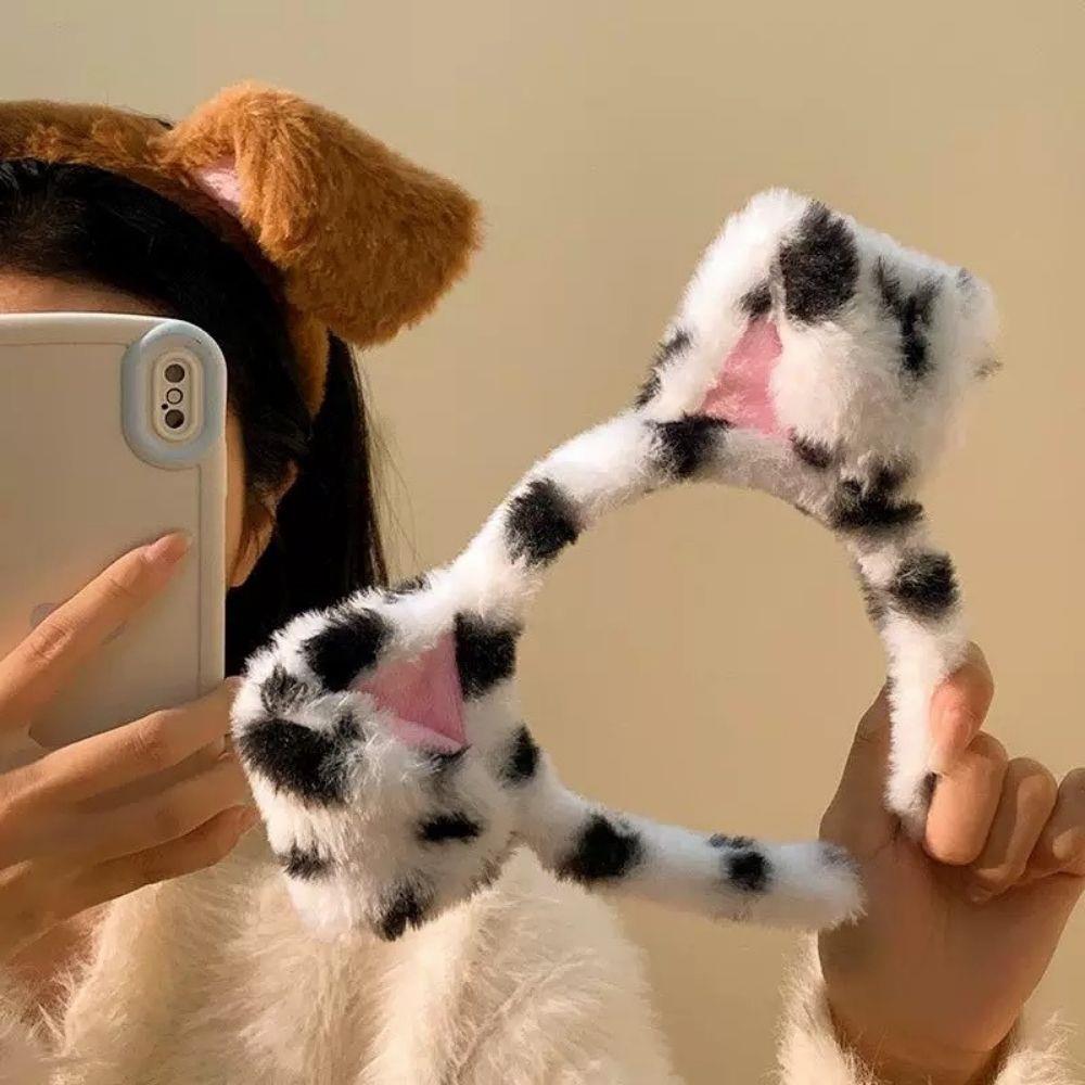 Spotted Dogs Folded Ear Hairba - đánh giá và giá Winter Headband Fleece
