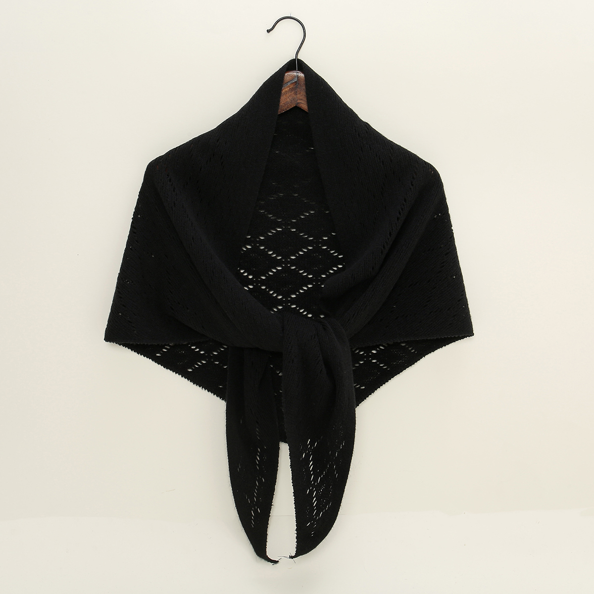 Triangle Shape Striped hollow  - đánh giá và giá Shawl Wrap Winter