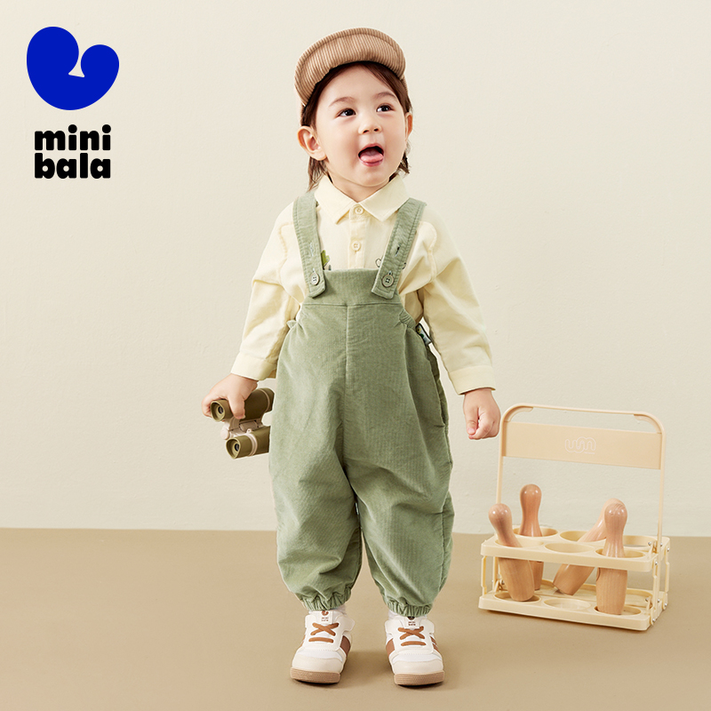 Mini Bala Kids Overalls Boys G - đánh giá và giá Corduroy Pant Warm