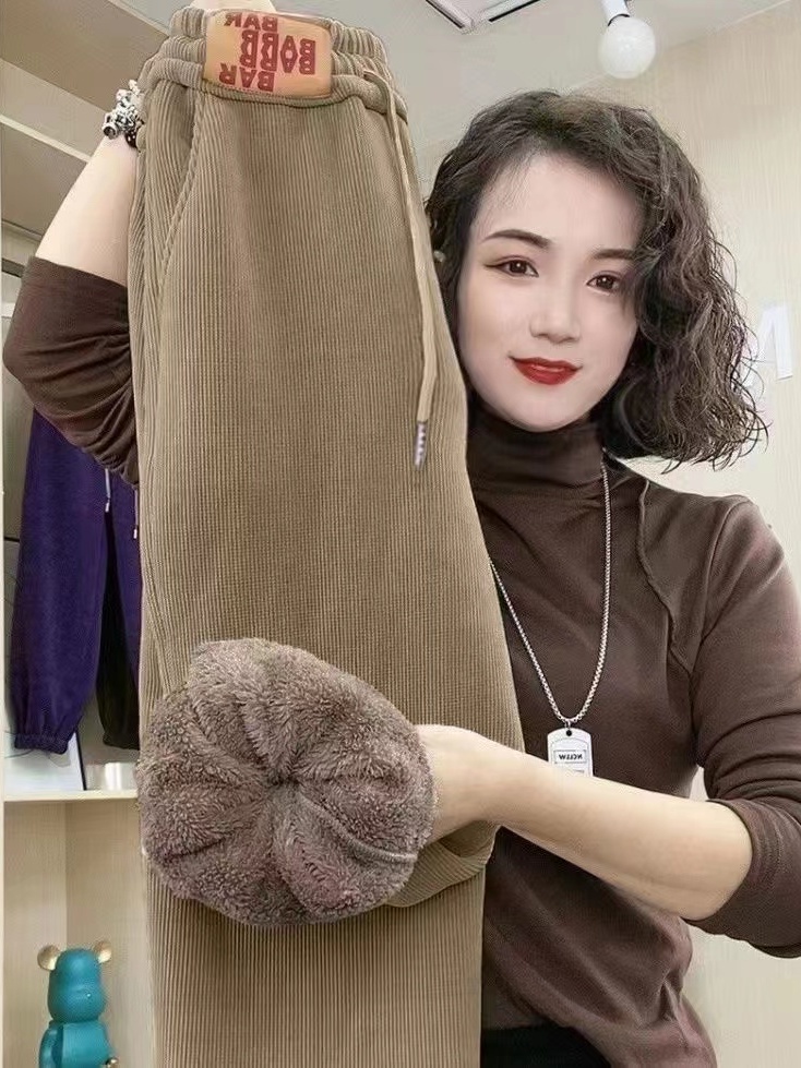 Winter New plus Size Corduroy  - đánh giá và giá Corduroy Pant Warm