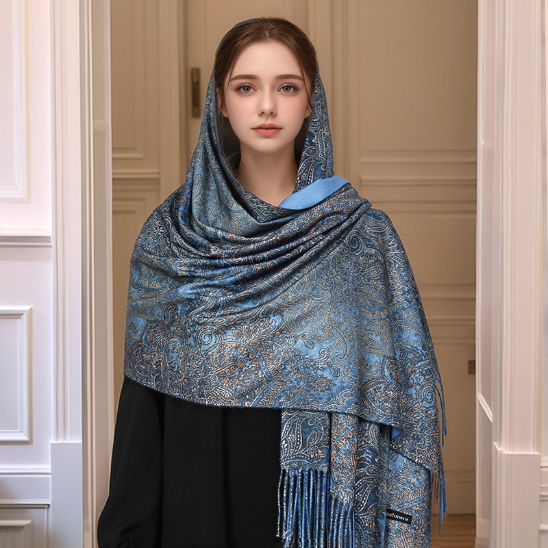 Luxury Paisley Pashmina Shawl  - đánh giá và giá Cashmere Pashmina Wrap