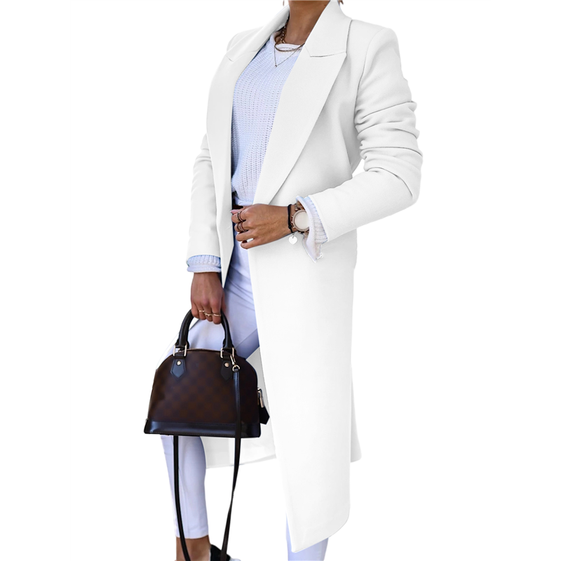 CYCLI-Women Long Wool Coats Fo - đánh giá và giá Wool Coat Peacoat