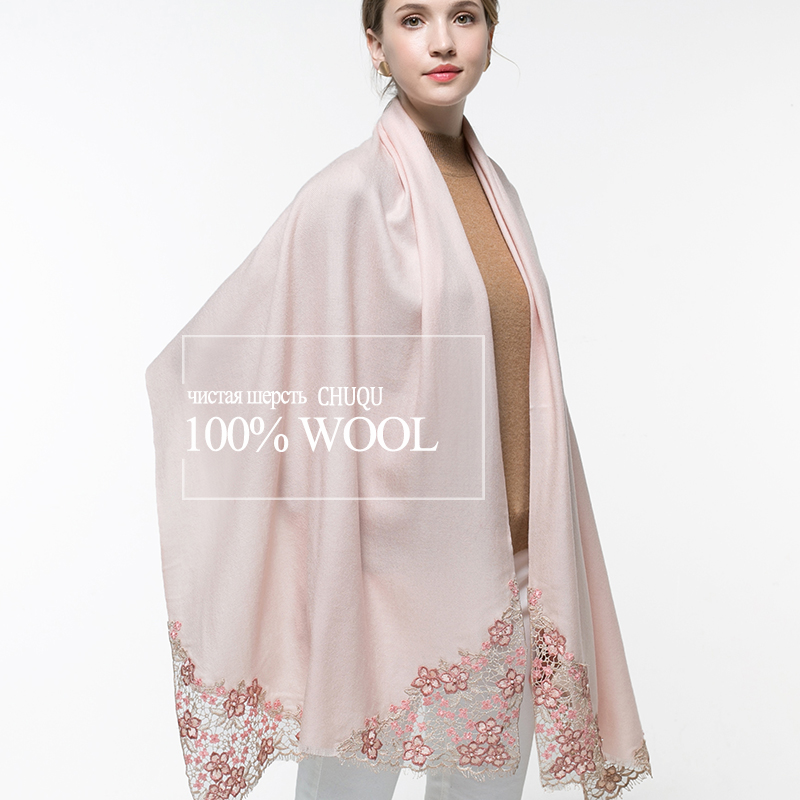 100% Real Wool Pink Scarf Wome - đánh giá và giá Cashmere Pashmina Wrap