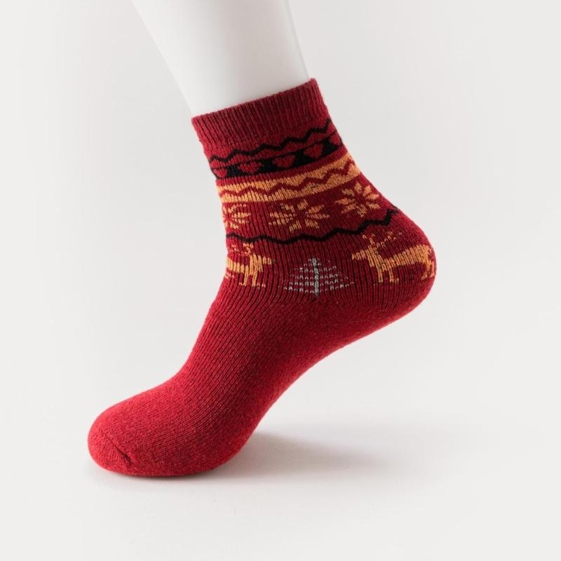 5 Pairs Men's Faux Wool Socks  - đánh giá và giá Thermal Sock Wool