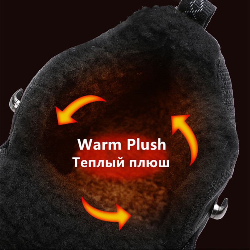 Winter Men's Boots Warm Plush  - đánh giá và giá Waterproof Winter Boot