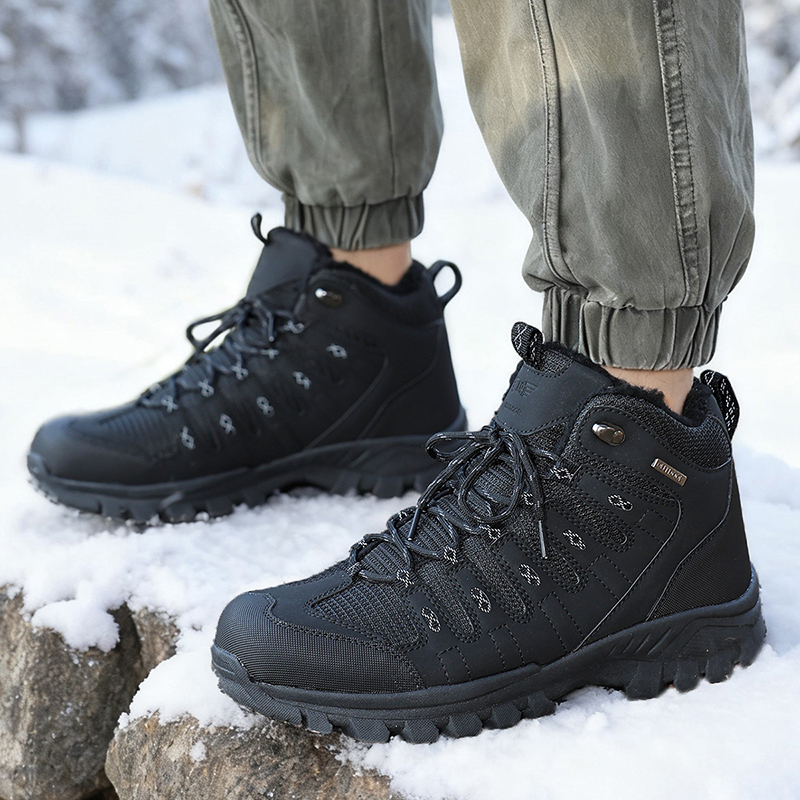 Winter Men's Boots Warm Plush  - đánh giá và giá Waterproof Winter Boot