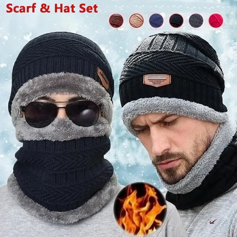 Winter Knit Hat & Scarf Set fo - đánh giá và giá Wool Scarf Men