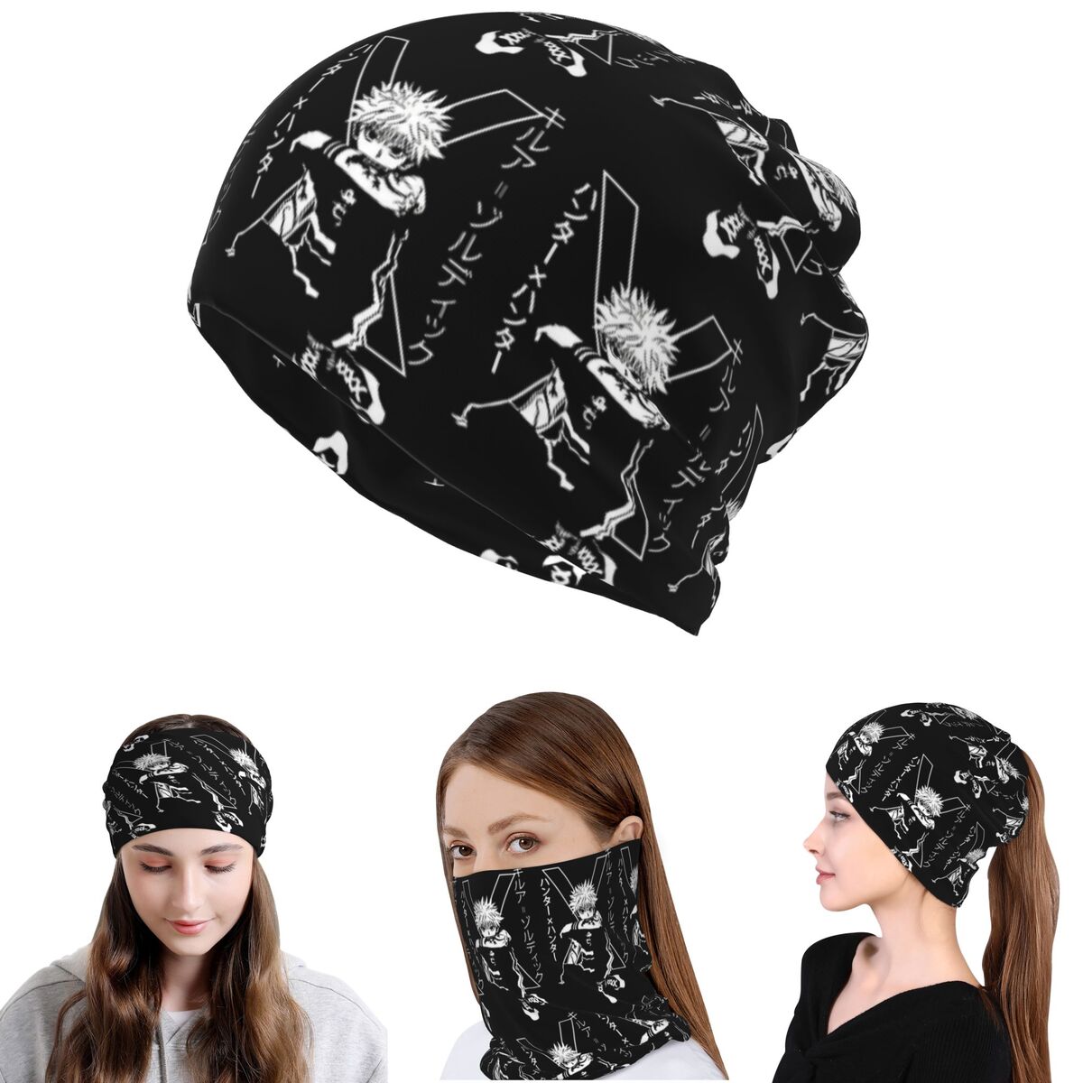 Killua Zoldyck Anime HXH Hunte - đánh giá và giá Knit Beanie Hat Warm