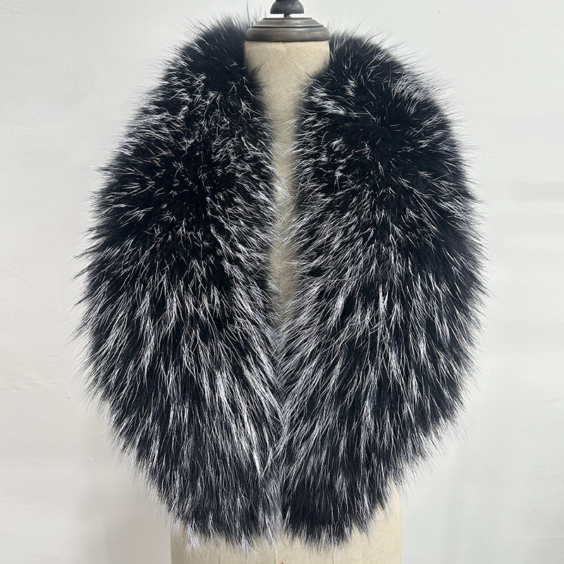 Natural Fur Collar Real raccoo - đánh giá và giá Shawl Wrap Winter