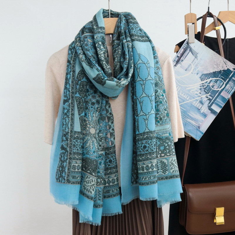 Tassels Long Scarf Luxury Bran - đánh giá và giá Cashmere Pashmina Wrap