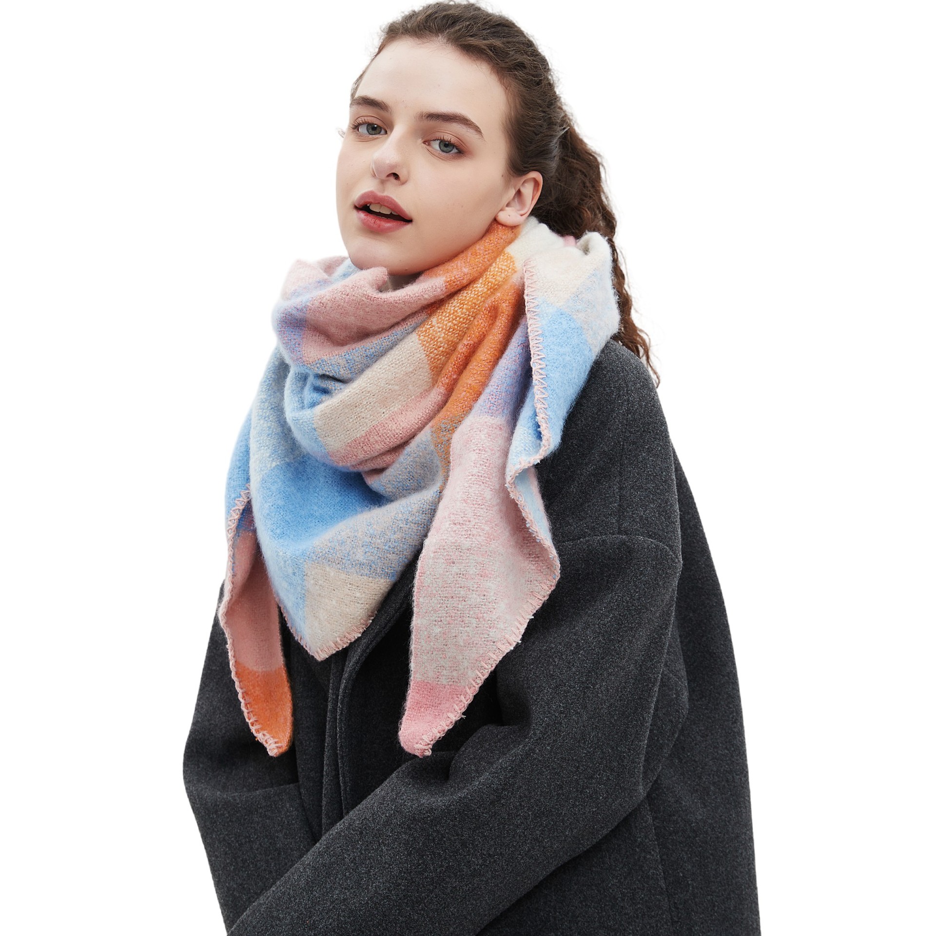 Women's Plaid Scarf Shawl  Sho - đánh giá và giá Shawl Wrap Winter
