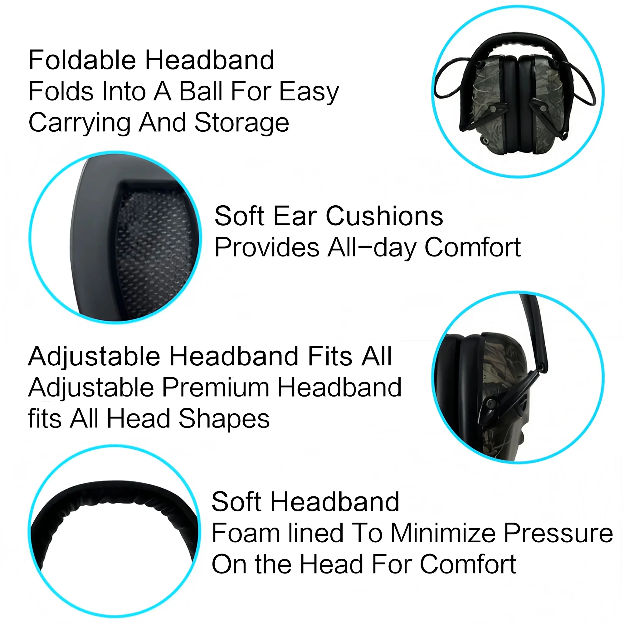 Outdoor Tactical Electronic Ea - đánh giá và giá Earmuffs Foldable