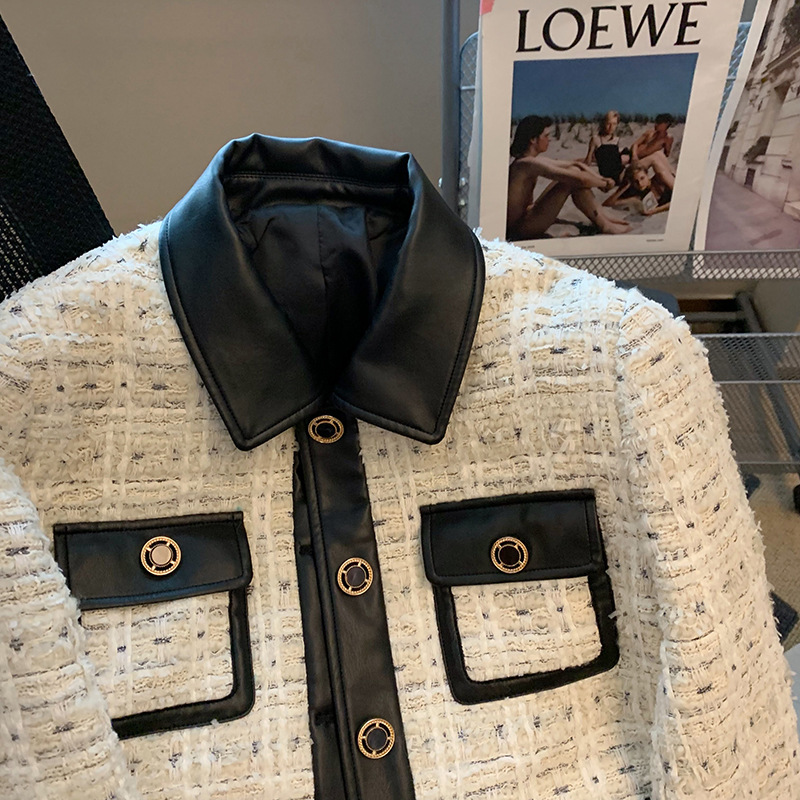 Contrast Stitching Tweed Fragr - đánh giá và giá Down Jacket Packable