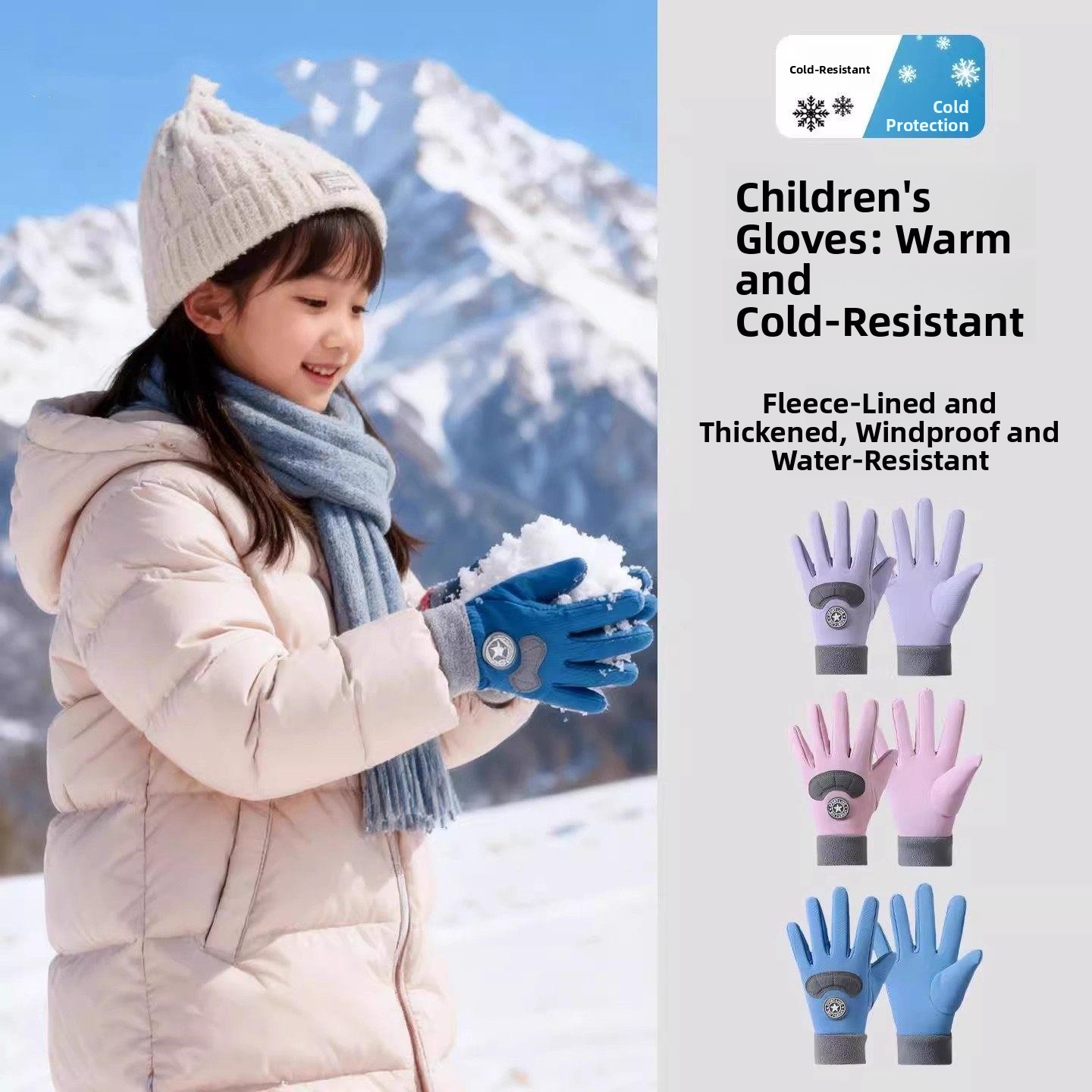 Children's Ski Gloves Winter W - đánh giá và giá Snow Glove Insulated