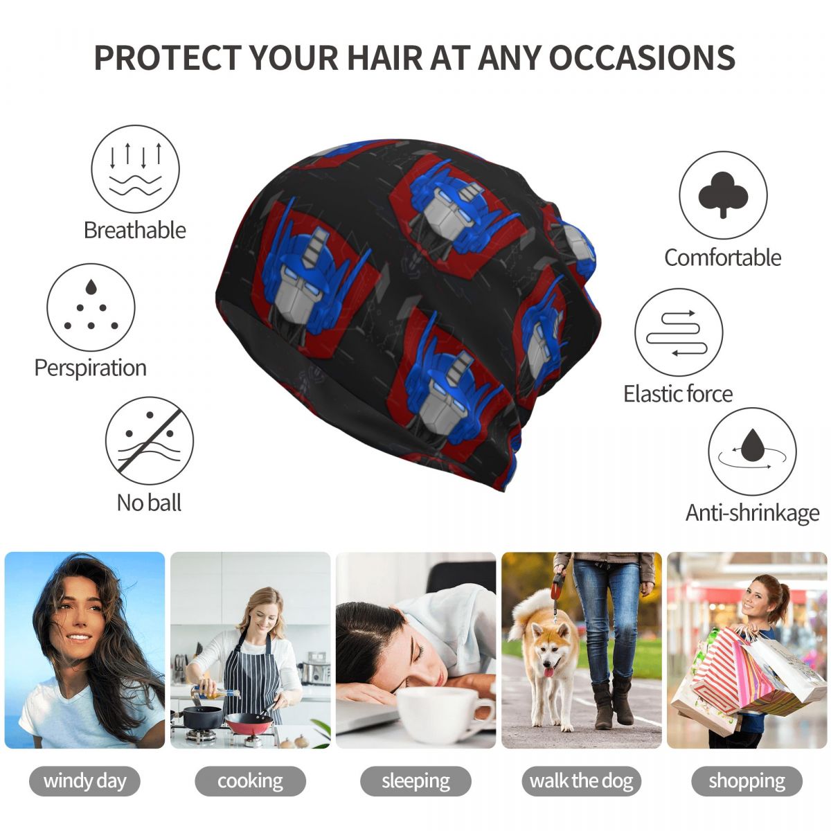 Optimus Prime Bust Bandana Nec - đánh giá và giá Knit Beanie Hat Warm