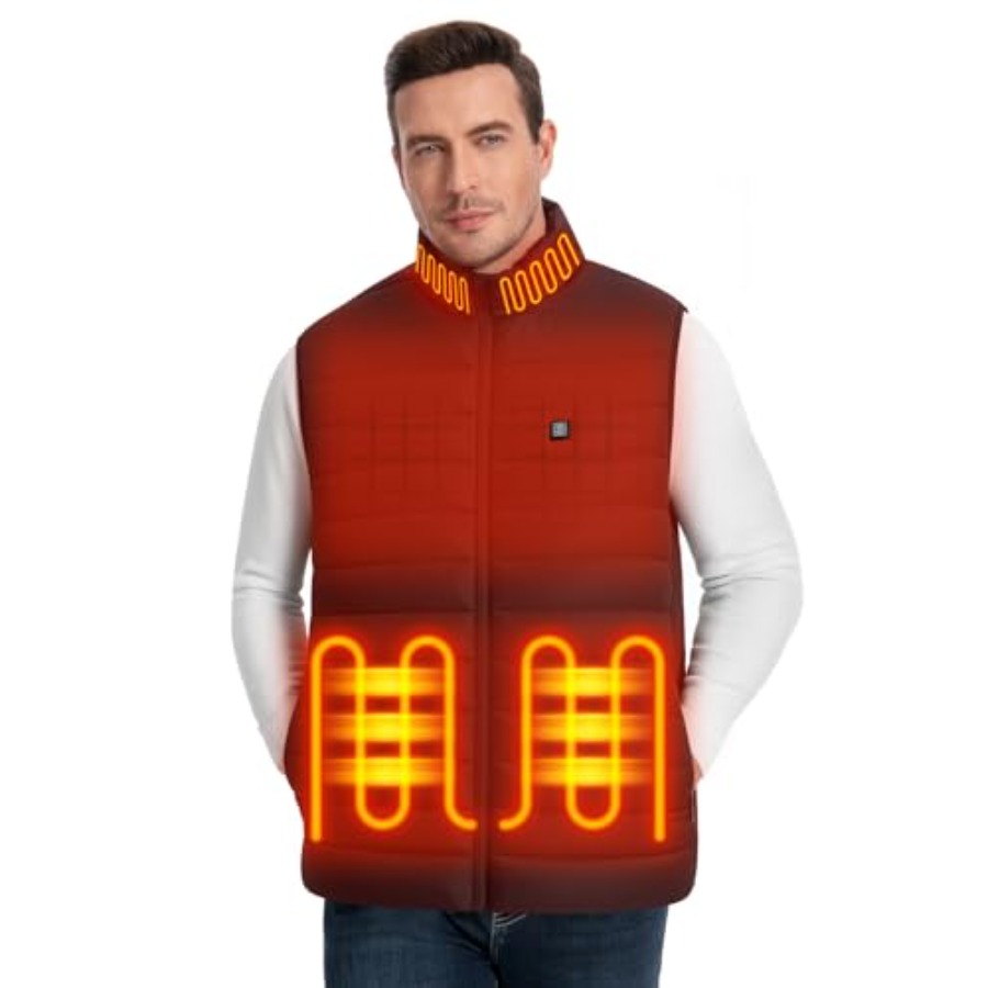 Men's Lightweight Heated Vest  - đánh giá và giá Heated Vest Battery