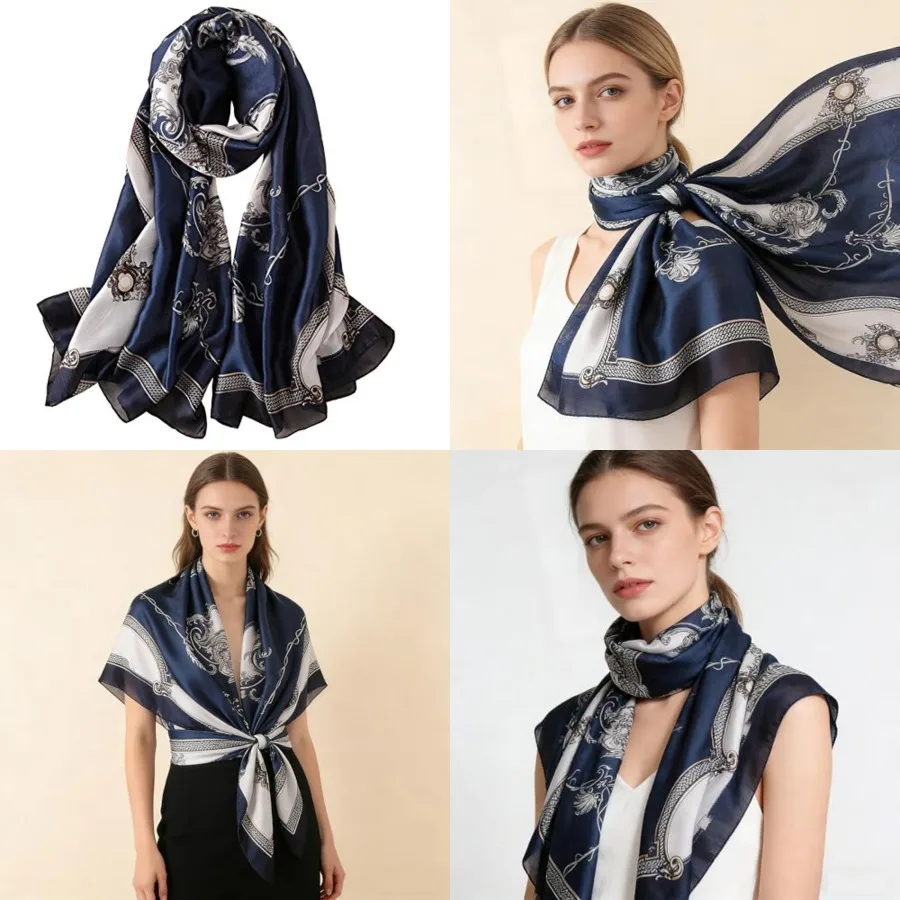 Silk Scarf Mulberry Silk Fashi - đánh giá và giá Shawl Wrap Winter
