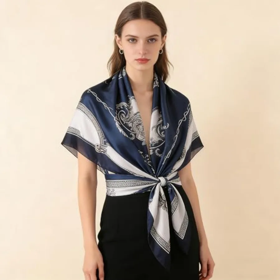 Silk Scarf Mulberry Silk Fashi - đánh giá và giá Shawl Wrap Winter