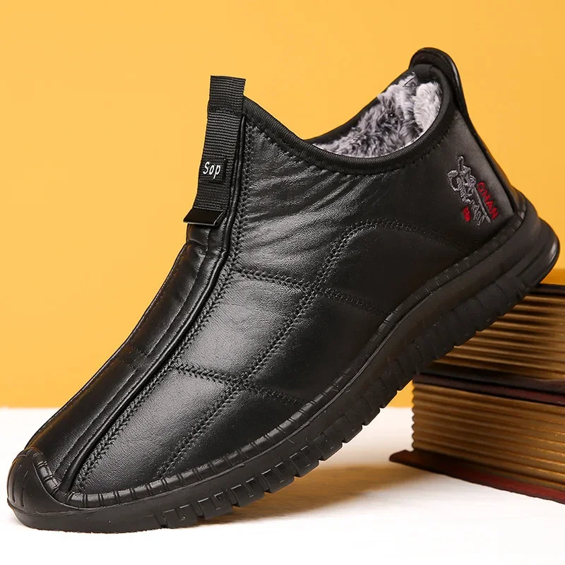 Winter men's boots are warm wa - đánh giá và giá Waterproof Winter Boot