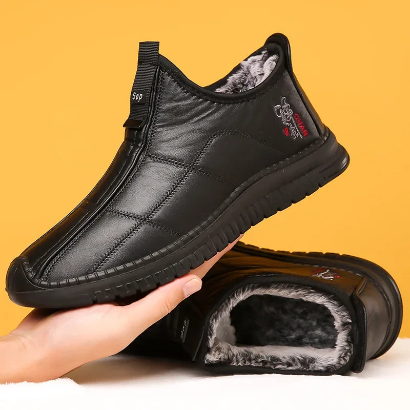 Winter men's boots are warm wa - đánh giá và giá Waterproof Winter Boot