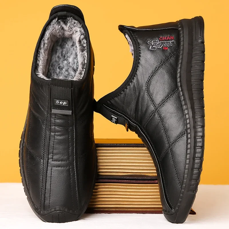 Winter men's boots are warm wa - đánh giá và giá Waterproof Winter Boot