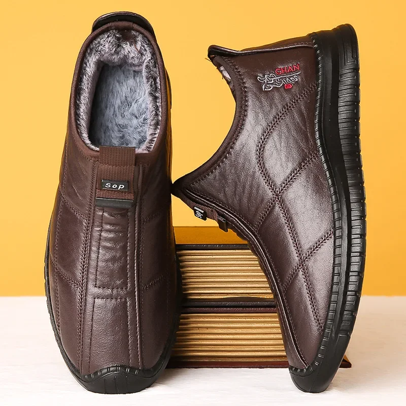 Winter men's boots are warm wa - đánh giá và giá Waterproof Winter Boot