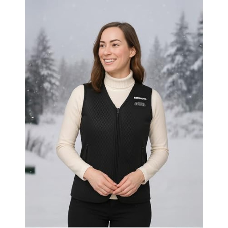 KEMIMOTO Womens Heated Vest El - đánh giá và giá Heated Vest Battery