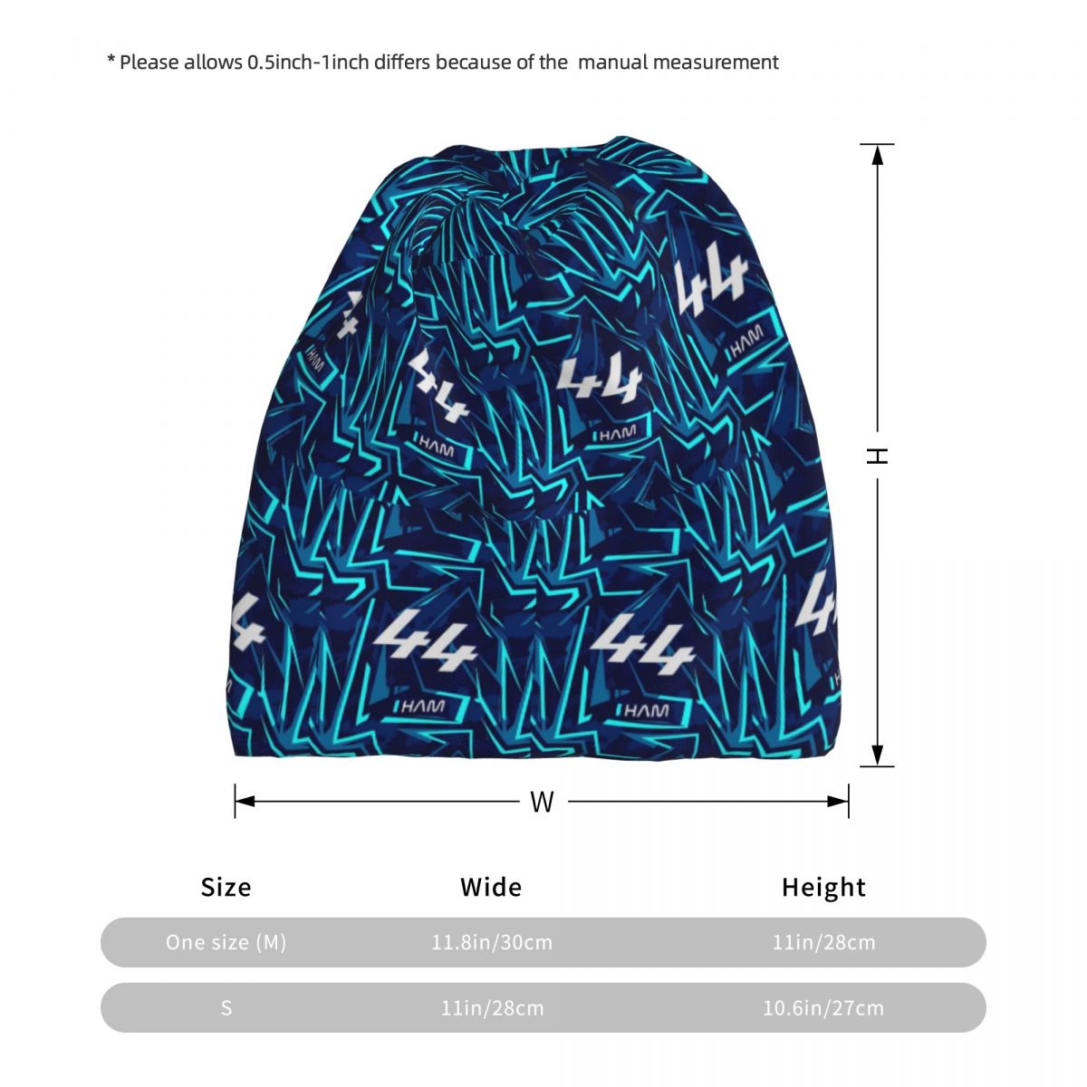 Lewis Hamilton 44 - F1 2024 Ba - đánh giá và giá Knit Beanie Hat Warm