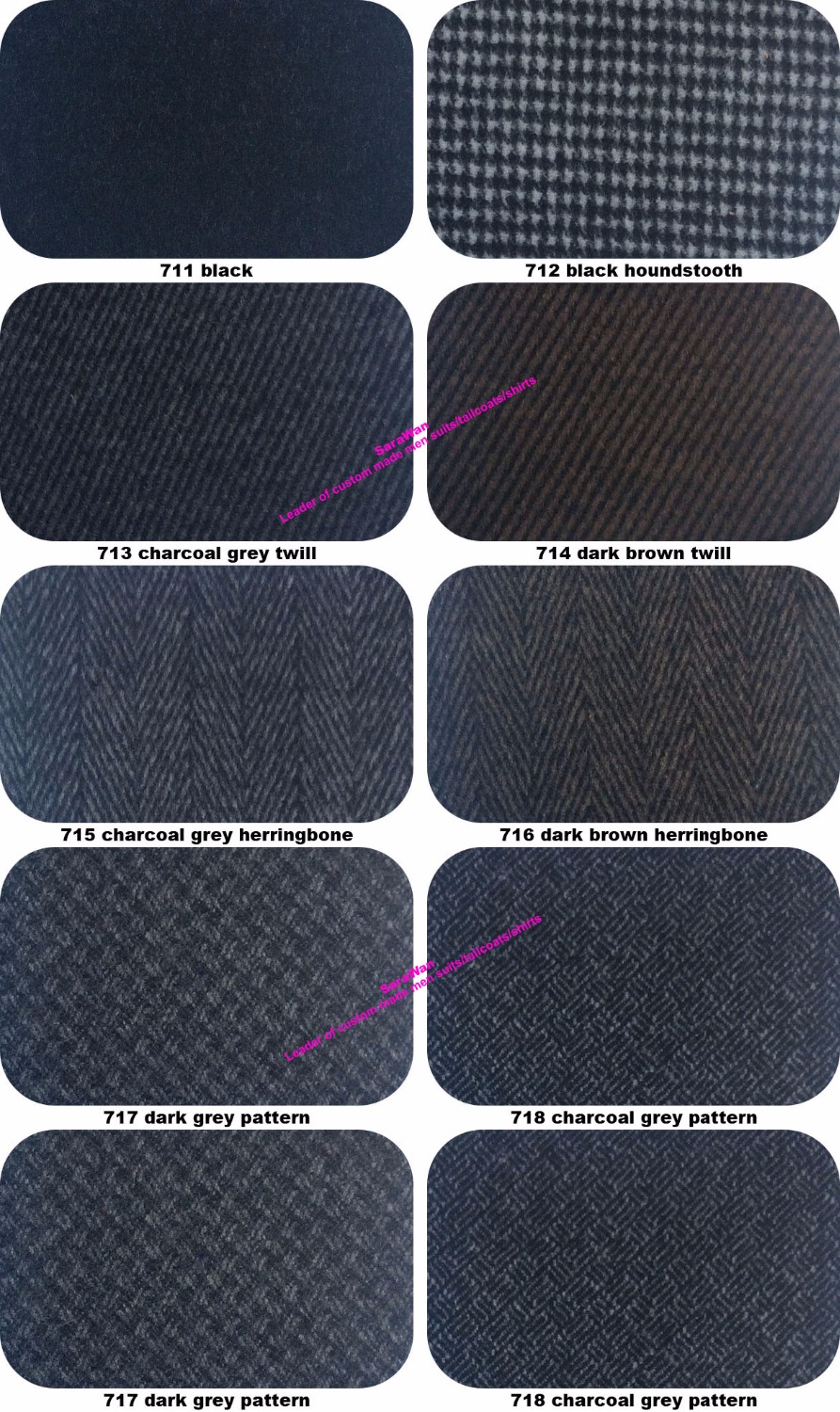 Custom Made Charcoal grey Pea  - đánh giá và giá Wool Coat Peacoat