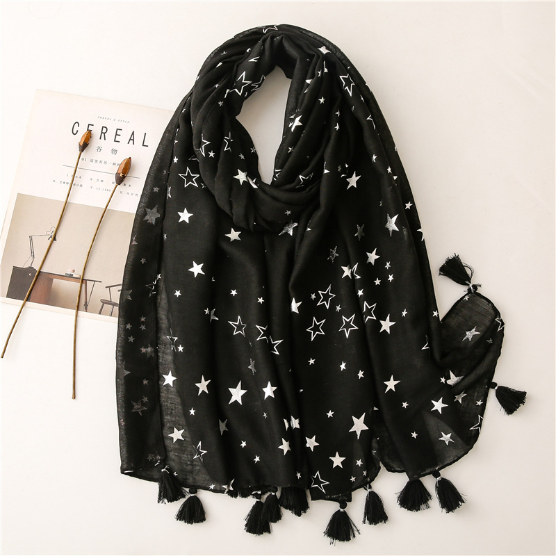2026 Fashion Iron Silver Star  - đánh giá và giá Shawl Wrap Winter