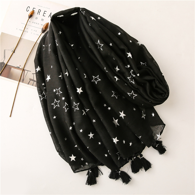 2026 Fashion Iron Silver Star  - đánh giá và giá Shawl Wrap Winter