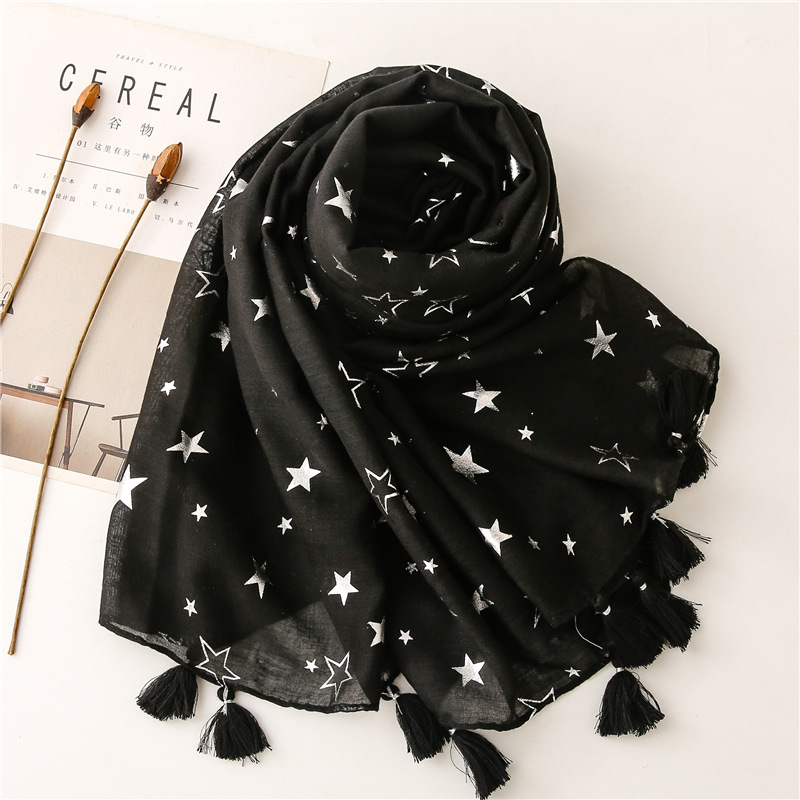 2026 Fashion Iron Silver Star  - đánh giá và giá Shawl Wrap Winter