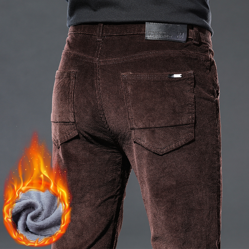 Winter New Men's Corduroy Flee - đánh giá và giá Corduroy Pant Warm