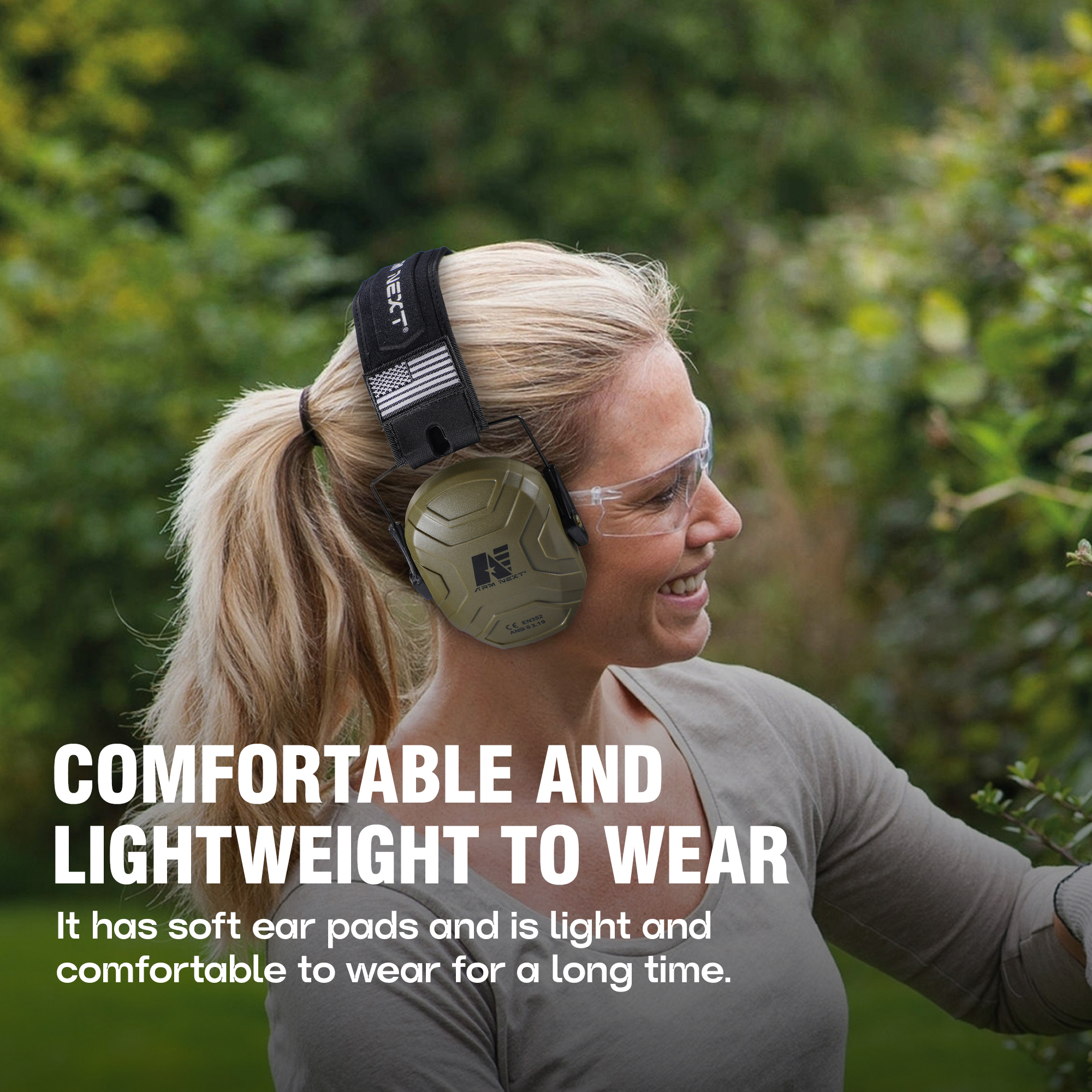 Foldable 26dB Professional Noi - đánh giá và giá Earmuffs Foldable