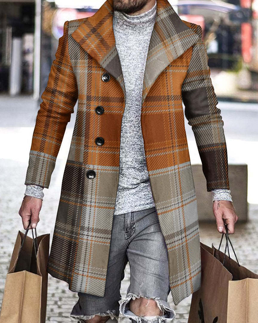 2025 Long Coat Men Mens Wool J - đánh giá và giá Wool Coat Peacoat