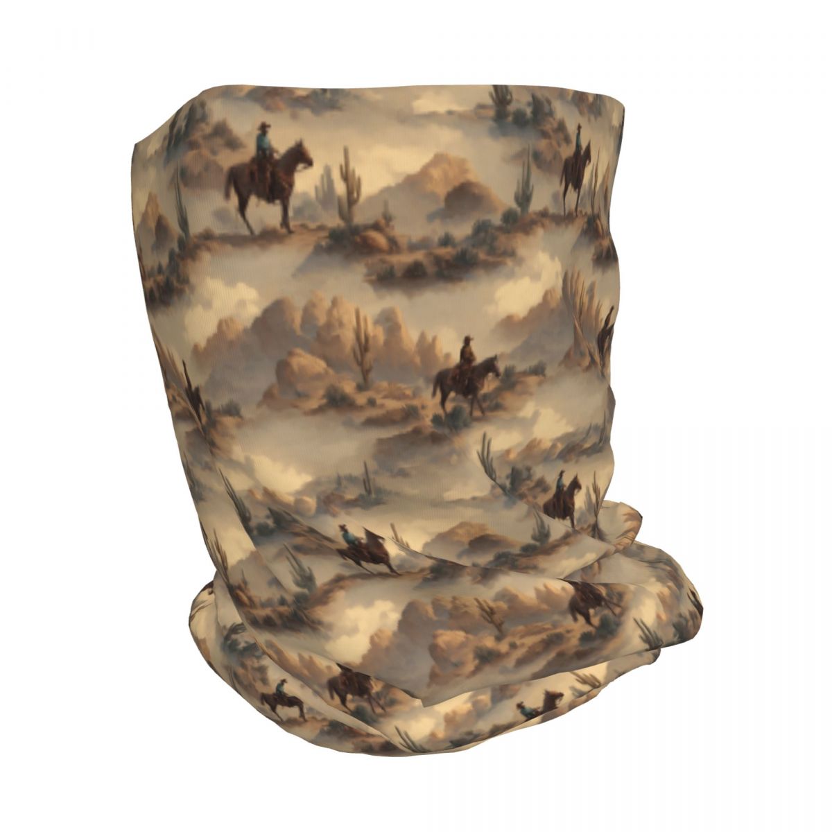Cowboy In Desert Western Lands - đánh giá và giá Knit Beanie Hat Warm
