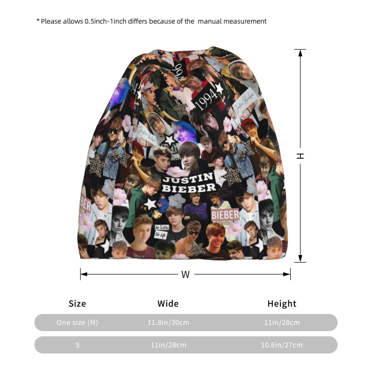 Justin Bieber Bandana Neck Cov - đánh giá và giá Knit Beanie Hat Warm