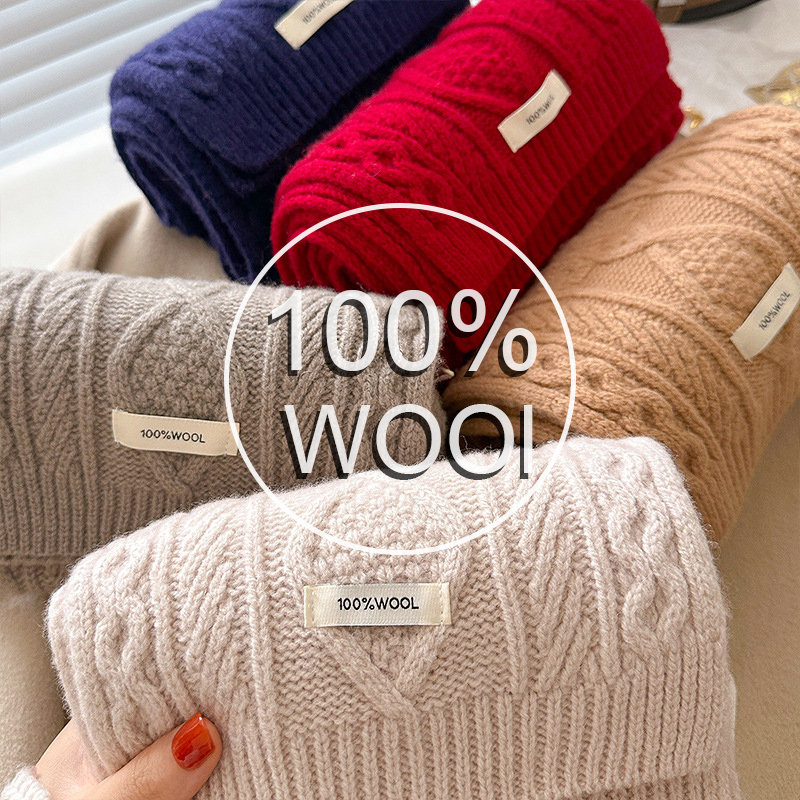 Luxury 100% Wool Scarf Women M - đánh giá và giá Wool Scarf Men