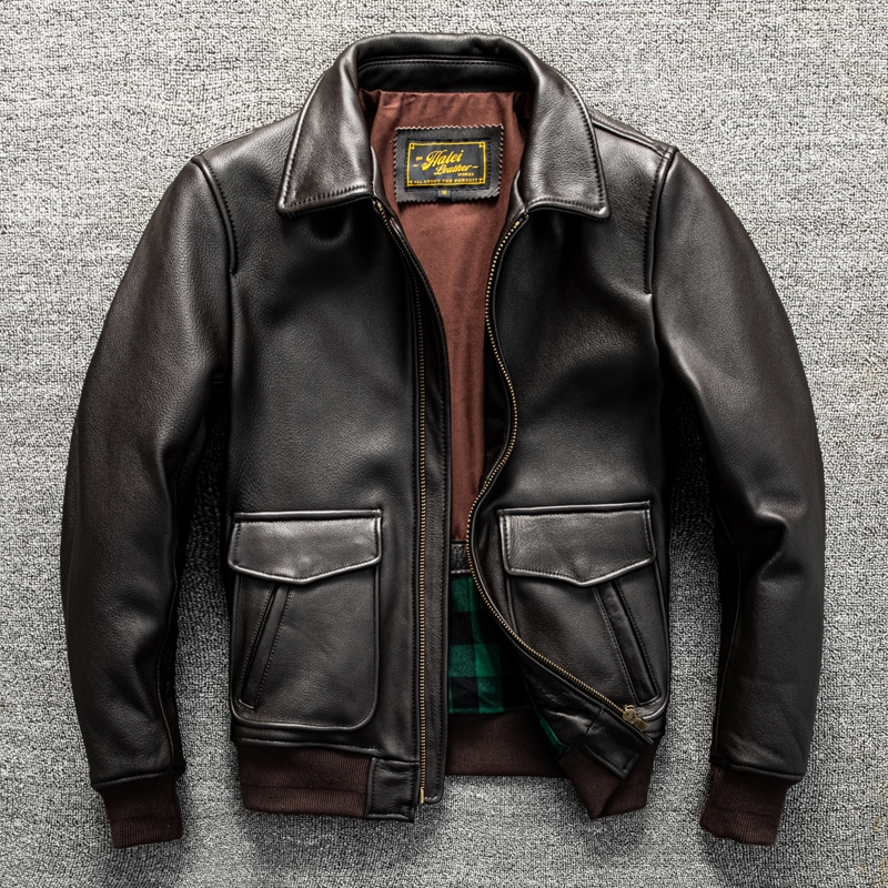 Dark Brown Winter Leather Jack - đánh giá và giá Down Jacket Packable