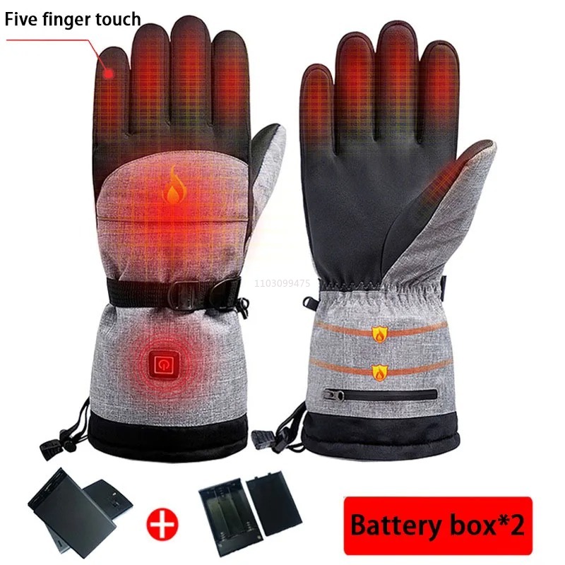 Heated Skiing Waterproof Glove - đánh giá và giá Touch Screen Gloves